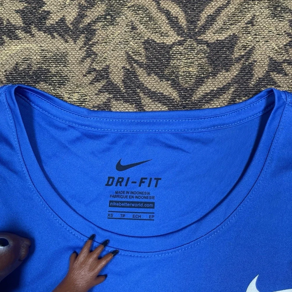 Nike Dri-FIT FC Kansas City Soccer women's Blue t-shirt Size XS New